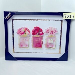 Wall Art Luxury Design Black frame Size  13”x17”